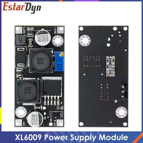 XL6019 (XL6009 upgrade) Automatic step-up step-down Dc-Dc Adjustable Converter Power Supply Module 2