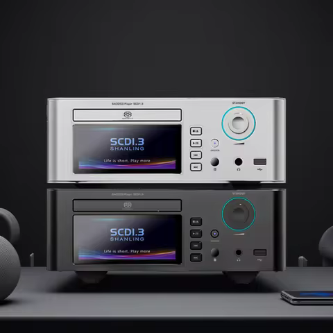 SHANLING SCD1.3 SACD CD Player Hi-Res Audio Sanyo HD870 ME1389EE system AK4499EX AK4191 DAC chips Bl