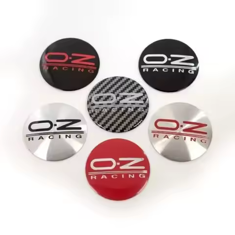 4pcs 55mm OZ Racing Car Wheel Center Hub Caps O.Z Logo Badge Emblem Sticker Cap Cover Wheel Rim Deco