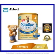 Abbott Similac Gain Kid Step 4 1.8kg Langkah 4 4-10 Tahun Milk Powder 03/22 Gain Plus Gold Step 3