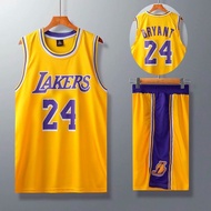 Discount Lakers Jersey Basketball Jersey Lakers 24 Kobe Jersey James Suit Children Adult Training 23