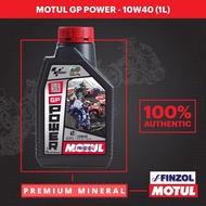 MOTUL 10W40 GP Power Engine Oil Motor Y15 Y16 RS LC135 SRL EX5 Wave 125Z R15 Lagenda Universal 1Liter