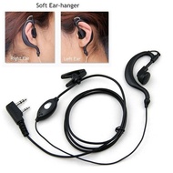 2 Pin Earphones Headset Earpiece Earphone Mic Walkie Talkie Radio Security Wire