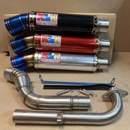 NLK EXHAUST TEMABK BULAN SRL115FI LAGENDA FUEL INJECTION EXHAUST OPEN 28MM