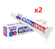 [新日期] Lion獅王 White＆White 特效酵素美白牙膏 150g*2pcs 美白去黃除垢 [平行進口] 6403