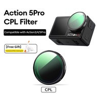 Llano ND Bộ lọc CPL Kit cho DJI Action 5 Pro/4/3 & Osmo phụ kiện-nd8/16/32 CPL vòng bảo vệ ống kính