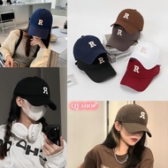 QY.Shop ️ Korean Fashion Cotton Embroidered Letter Baseball Cap Very Kawaii New High Quality Women A