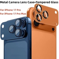 3D Metal Ring Armor Camera Protection For Apple iPhone 17 Pro Max Tempered Glass Lens Film For iPhon