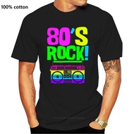 Fashion men shirt Rock Retro Neon 80S Party Wear Outfit T Shirt