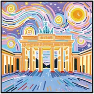 DIANDIANHUA | Famous World Sights 5D DIY Diamond Painting Kit
