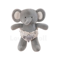 40/60cm Cute Plush Elephant Doll Animal Stuffed Plushie Soft Pillow Anak Patung Gajah Giant