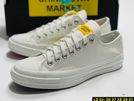 Converse Chuck Taylor All Star 70s รองเท้าผ้าใบ ผู้ชาย รองเท้าผ้าใบทรงเตี้ย รองเท้าคอนเวิส - สีขาว