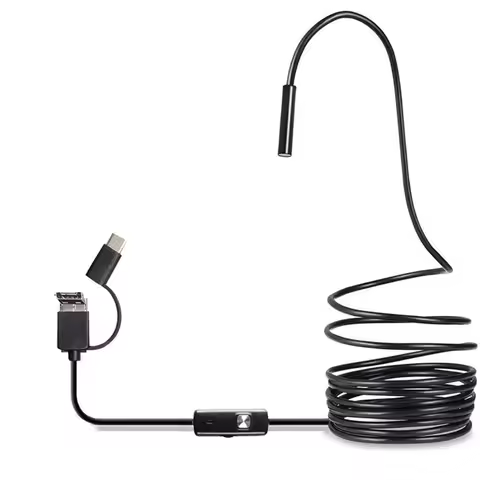 3 in 1 408P/720P/1080P Inspection Camera LED Light Universal Borescope IP67 Waterproof Endoscope Ind