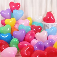 100PCS Heart Shaped Latex Balloon Love Balloons Wedding Valentine's Day Birthday Party Baby Shower D