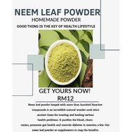 NEEM LEAF POWDER/SERBUK DAUN SEMAMBU 100G