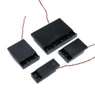 3/4/8*AA Battery Cover Storage Holder Case Box Container Cell Box With NO/OFF Button For AA Battery 