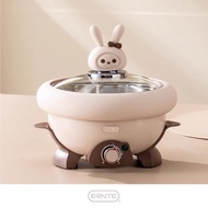 ERNTE ERNTE Rabbit Pot Multifunctional Electric Hot Pot Small Green Pot One Person Food 1L 2L Electr