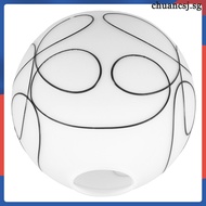 🏠 Socket Glass Fixture Shades Frosted Glass Lamp Shade Holder para sa Standard na Mga Ilaw