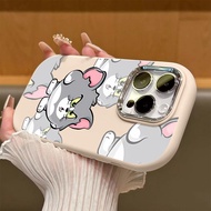 Angry Chubby Tom Cat Phone Case Compatible for IPhone 1 6 15 14 13 12 11Pro Max Shockproof 7 8 Plus 