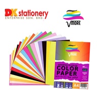 VMORE A4 Color Paper 80gsm - 20pcs / 50pcs (Kertas Warna / A4 Paper 80gsm / Color Paper / Kertas A4)