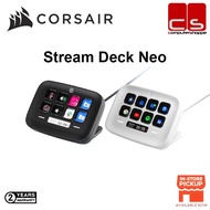 CORSAIR Elgato Stream Deck Neo 8x Customizable LCD Keys 2x Touch Points - Black / White