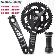 Haomeng 9-Speed/10/11-Speed Mountain Bike Double Disc Hollow Integrated Chainring 44-28T 42-28T Vari