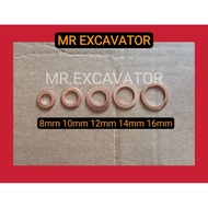 Copper Sealing Washer Solid Gasket Sump Plug Oil For Hardware Accessories Boat Crush Washer Flat Sea
