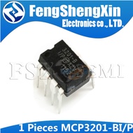 1pcs MCP3201-BI/P DIP-8 MCP3201 2.7V 12-Bit A/D Converter with SPI Serial Interface IC