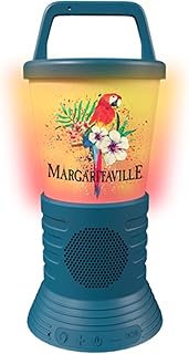 Margaritaville Light The Way Lantern Wireless Speaker with 3 Multicolored LED Light Modes, Waterproo