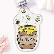 Allenjoy 19.6" x 31.3" Sweet Honey Dreams Bathroom Rugs Bee and Barrel Mat Bathmat Rug Non Slip Wash