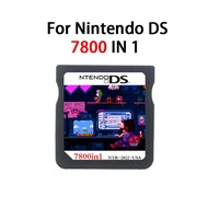 7800 in 1 Compilation DS NDS 3DS 3DS NDSL Game Cartridge Card Video Game Simulation GBA GBC FC MD Ar