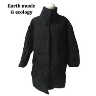 Winter earth music & ecology black goose down jacket