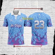 RETRO COLLAR Baju Jersey Viral Tiktok 2024 Jersey Blvckroseapparel Polo FULL SUBLIMATION 0KTY RETRO 