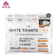 Gik - 白番茄水光亮白面膜 21片 (平行進口)