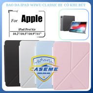 Bao da dành cho iPad Pro/Air 11” & 10.9” (2024/2025) WiWU Classic III GF-003 – mỏng nhẹ có khe bút c