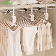 ELMER Pull-out Pants Rack, Heavy Duty Stainless Steel Trouser Storage Rack, Durable Telescopic Adjus