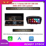[ap4l43.] Car Multimedia 8.8inch Wireless CarPlay Android Auto Navigation for     3 5 Series E60 E61