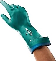 Ansell AlphaTec 58-335 Nitrile Heavy Duty Chemical Immersion Glove, Chemical Resistant, 31 mil Thick