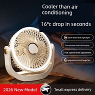 Money Back Guarantee if Not Cool Small Desk Fan Compact USB Rechargeable Desktop Fan for Student Dor