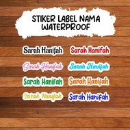 Waterproof Name Sticker Custom Name Label Sticker