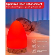 Red Light Night Light Lamp for Sleep, Red Nightlight Desk Lamp with 670nm Wavelength Multi-Color and