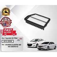 HY2# HYUNDAI ELANTRA MD,KIA CERATO K3 AIR FILTER(28113-3X000)