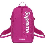 紐約站2017 S/S Supreme Backpack 後背包 42th 黑 桃紫 3M反光【SUP009】