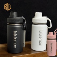 Lululemon Cup Back To Life Sport Water Bottle 14oz 414ml Stainless Steel Thermal Cup Insulated for H