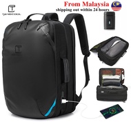 TANGCOOL Vacuum Backpack Waterproof Expandable Travel Bagpack 16/17 Inch Laptop 45L