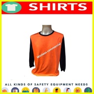 ❃ ☬ ❦ DPWH long sleeves neon orange and navy blue combination