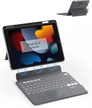 EIP Bluetooth Keyboard Case for iPad 10.2 inch (7th/8th/9th Gen) & iPad Air 10.5 inch (3rd Gen), 10.