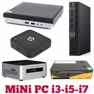 MINI PC Mix Model [ Refurbished ] PC Only & Full Set intel core i3/i5/i7 Desktop