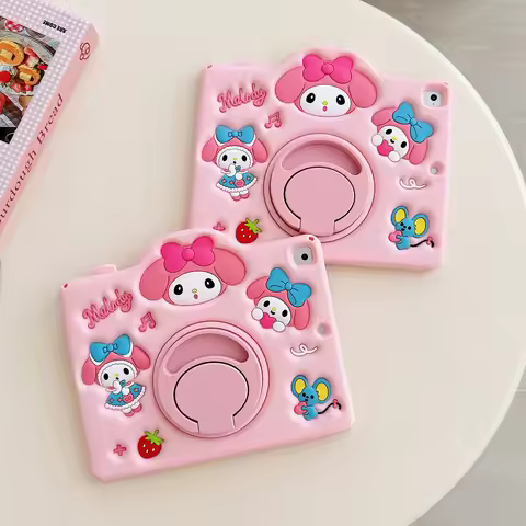 3D Cartoon My Melody Tablet Case For 2025 iPad Air 2 11 10th Generation 11th A16 9th Mini 6 7 1 2 3 