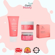 Hiqween Sunscreen Retinol Night Gel Soap Shining DAY Cream